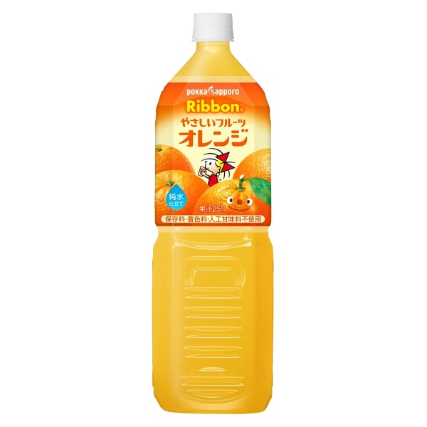 POKKA SAPPORO RIBBON 北海道橙汁